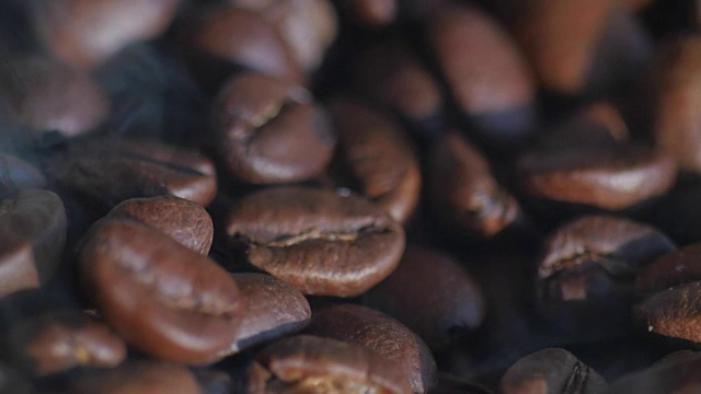 烘焙咖啡豆视频素材