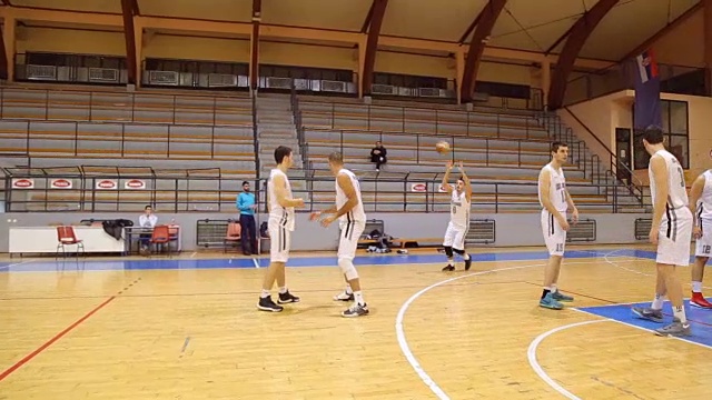 男子篮球比赛视频素材
