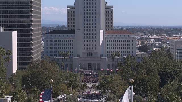 2018年3月洛杉矶市政厅视频素材