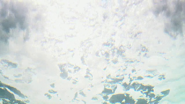 水下气泡流视频素材