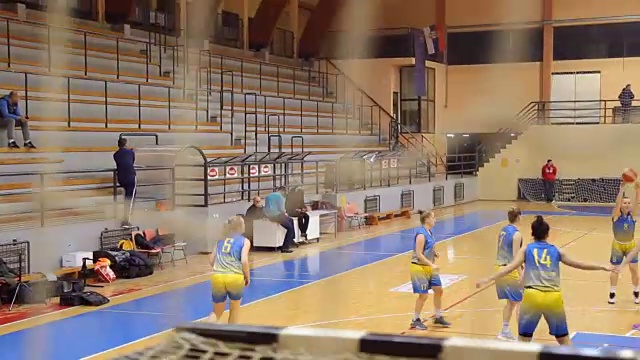 篮球比赛视频素材