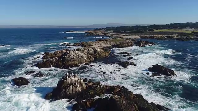 加州格罗夫太平洋海岸视频素材