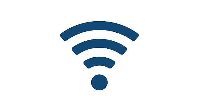 无线WiFi符号隔离视频动画视频素材