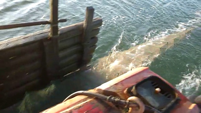 渔民出海捕鱼视频素材