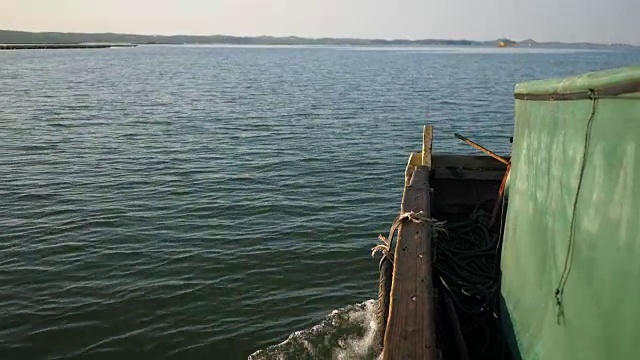 渔民出海捕鱼视频素材