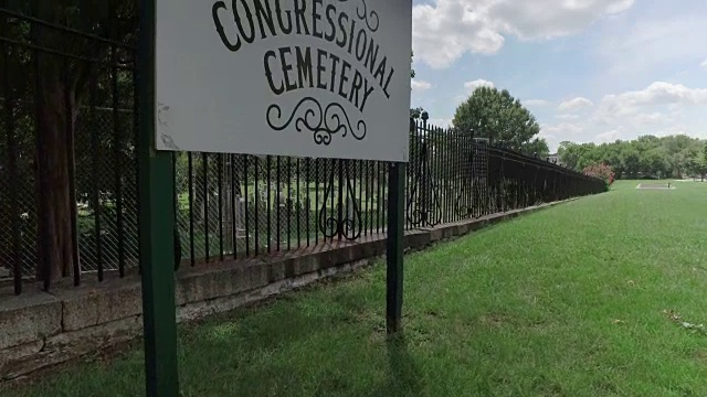 在国会山的国会墓地拍摄的摄影视频下载