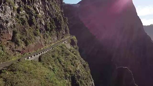 马德拉岛的无人机拍摄视频素材