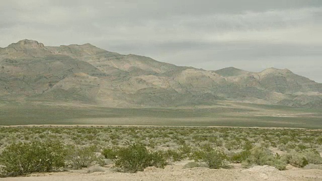 内华达州沙漠景观的时间跨度视频素材
