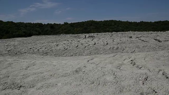 泥火山。Shugo位于俄罗斯塔曼半岛视频下载