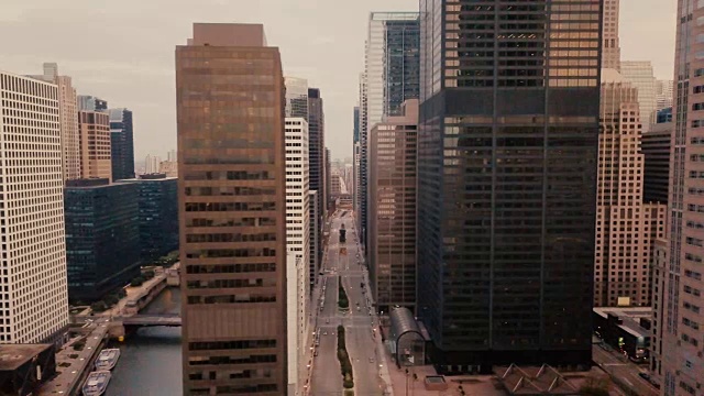 芝加哥鸟瞰图4K视频素材