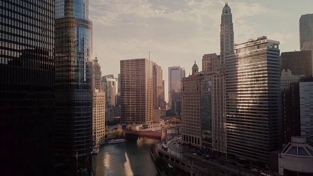 芝加哥河道视频素材