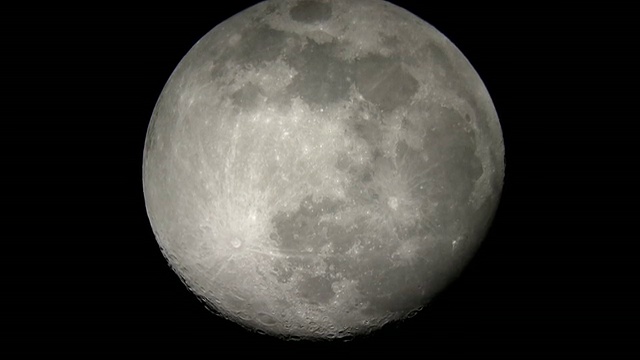 月球望远镜视图(高清)视频下载
