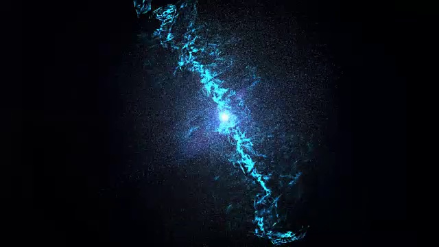 脉冲星在超新星中爆炸。视频下载