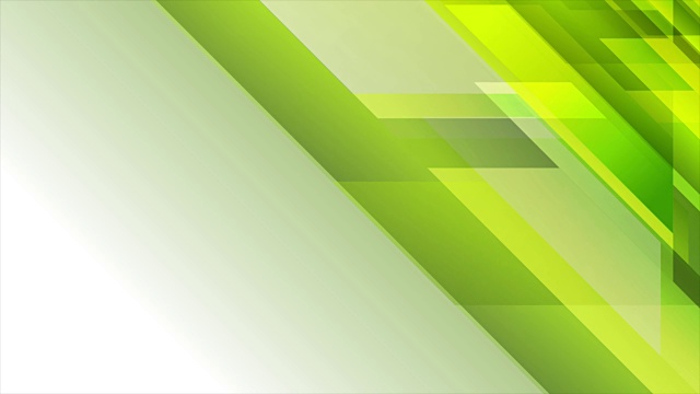亮绿色几何技术视频动画视频素材