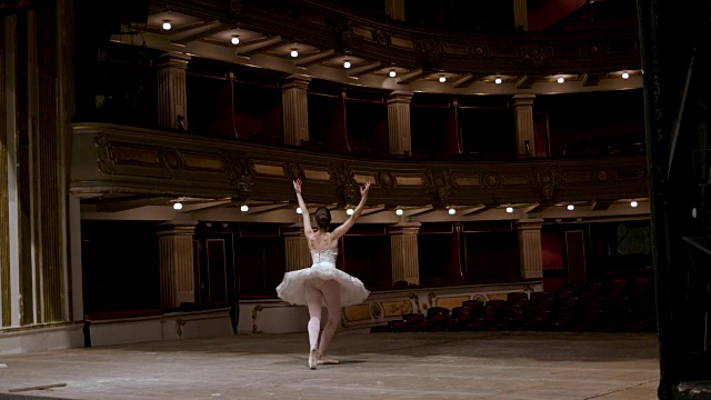 芭蕾舞演员的生活视频素材
