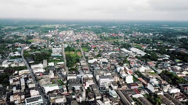 泰国城市鸟瞰图视频素材