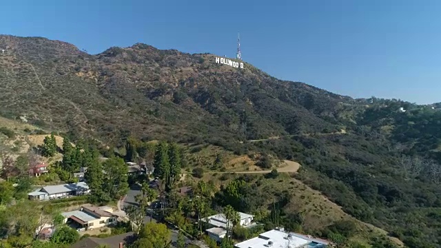 好莱坞标志，洛杉矶，加利福尼亚视频素材