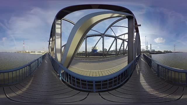 斯卡尔特河上的卡洛桥视频素材