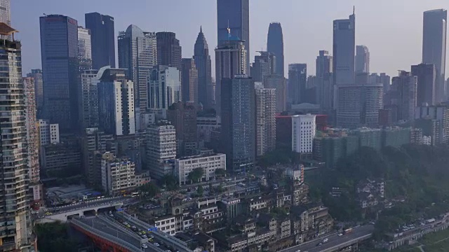 重庆鸟瞰图视频素材
