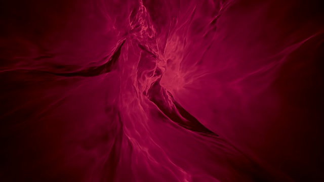 深洋红流体抽象火焰回路视频素材