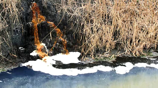 化学污染的水视频下载