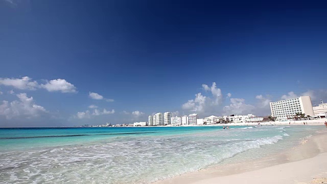 加勒比海的沙滩视频素材