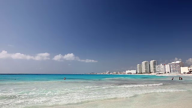 加勒比海的沙滩视频素材