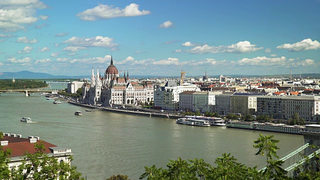 布达佩斯害虫河畔视频素材