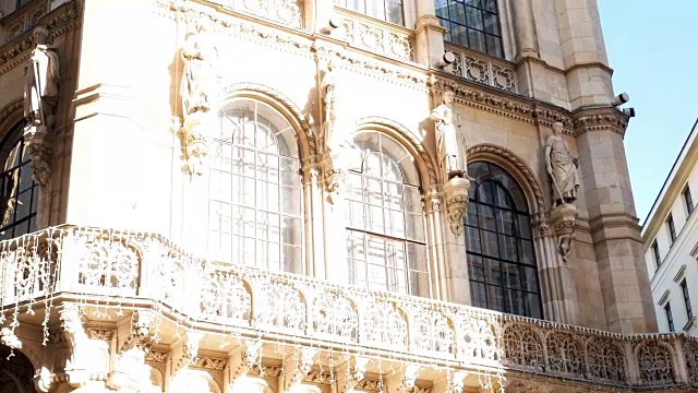 跟踪拍摄维也纳宫殿视频素材