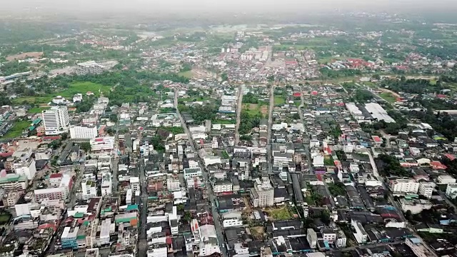泰国城市鸟瞰图视频素材