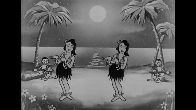 夏威夷女孩在月光下跳舞视频下载