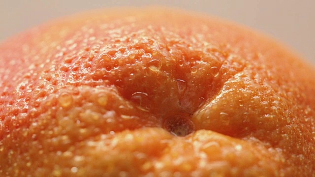 新鲜葡萄柚的果皮视频下载
