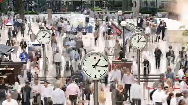 伦敦的时钟，时光流逝视频素材