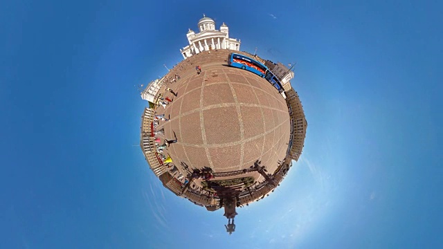 赫尔辛基大教堂- 360°时间流逝视频下载