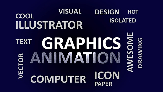图形动画字母运动排版背景。视频下载