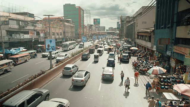 菲律宾马尼拉的交通视频下载