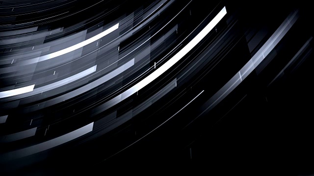 抽象形状背景(黑色)-环视频素材