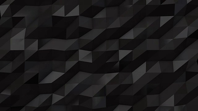 黑色抽象低多边形三角形背景视频素材