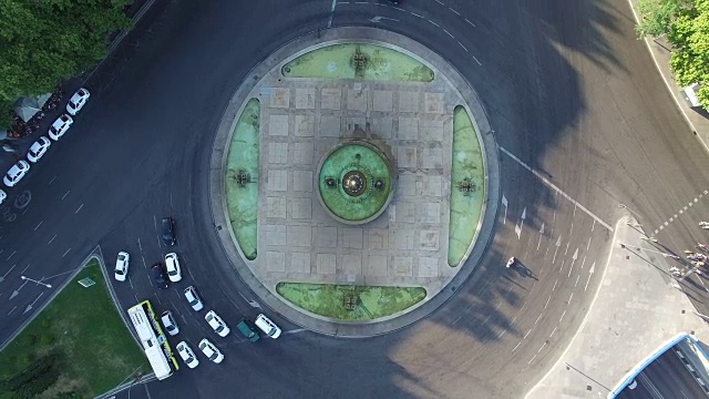 上图为西班牙马德里卡洛斯五世广场视频素材