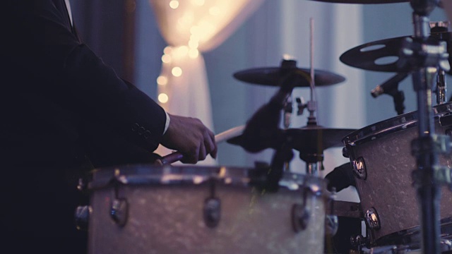 鼓手独奏音乐会视频素材