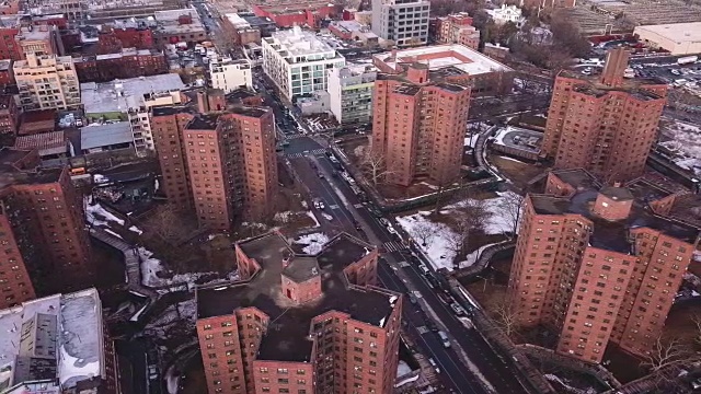 纽约住宅项目的冬天视频下载