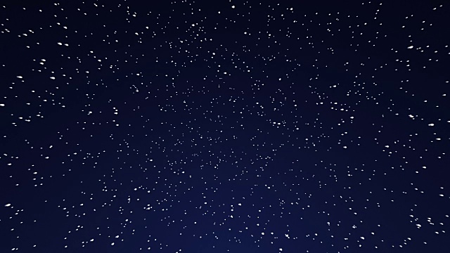 在令人惊叹的夜晚，恒星在银河中穿行视频素材