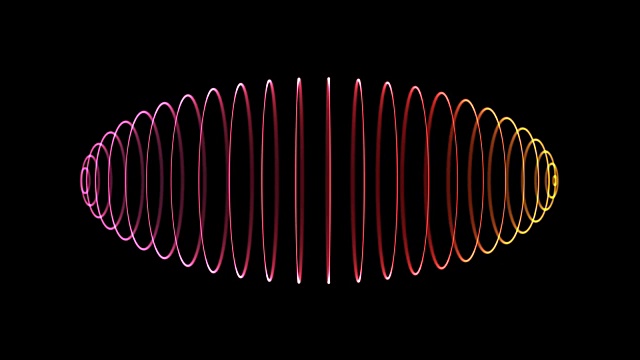 粒子波4K -循环气泡视频素材