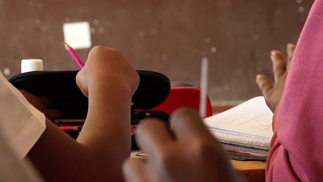 南非乡村学校的日常生活场景视频素材