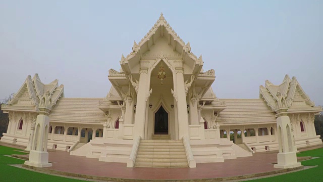泰国蓝毗尼皇家修道院，尼泊尔视频素材