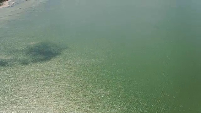 风景航拍的海岸线在尤卡坦视频下载