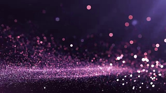 散焦粒子背景(紫色)-环视频下载