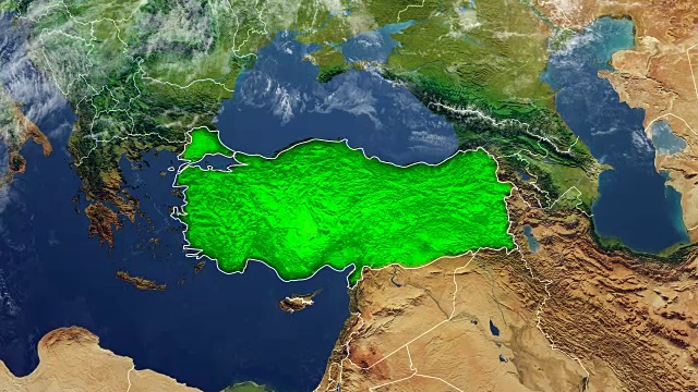 土耳其的地图视频下载