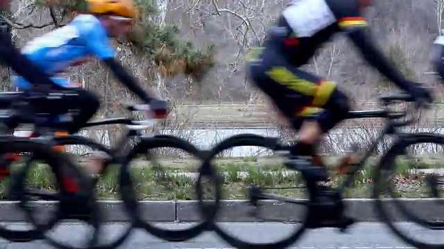 慢动作的公路自行车比赛视频下载
