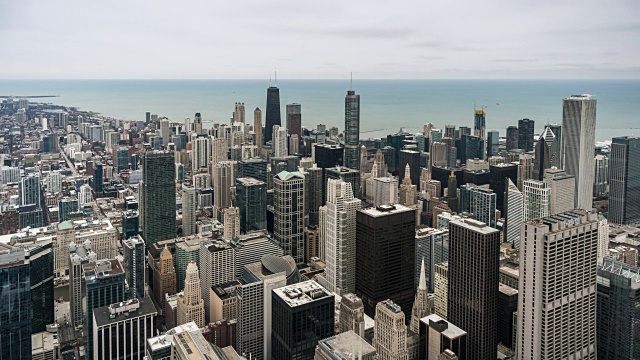 T/L芝加哥市中心摩天大楼视频素材